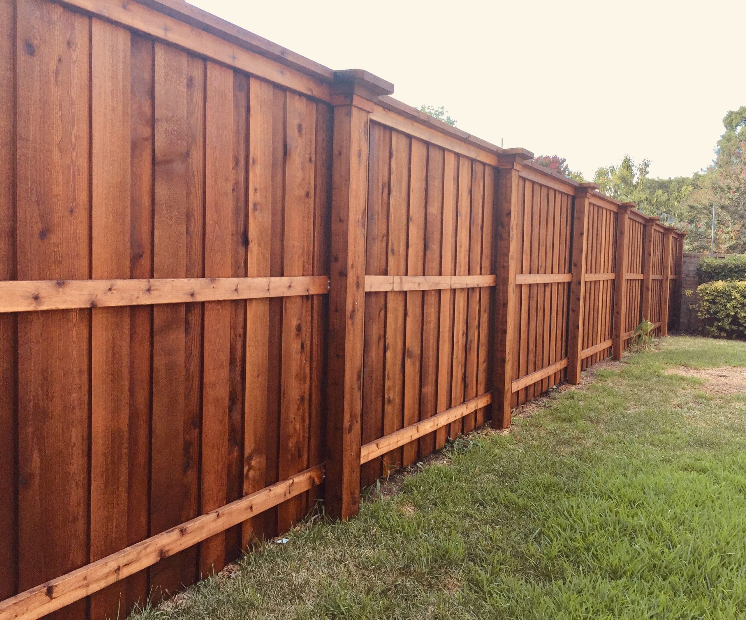 Custom ornate fence design